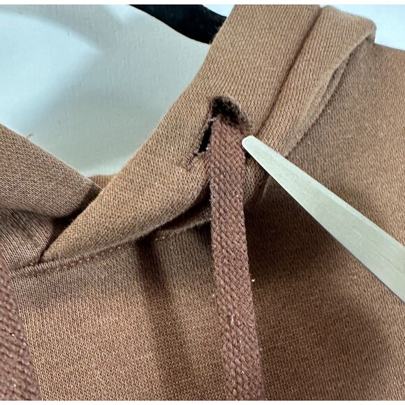 Nike Hoodie Men's Sz S Brown Sportswear Club Swoosh Logo Streetwear Sweatshirt - Picture 2 of 13